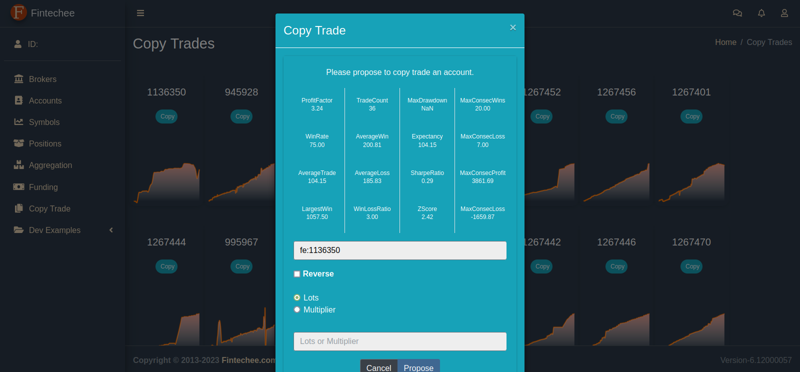 Copy Trading - Fintechee offers a copy trading supported trading platform. Cross-broker copy trading is supported as well.
