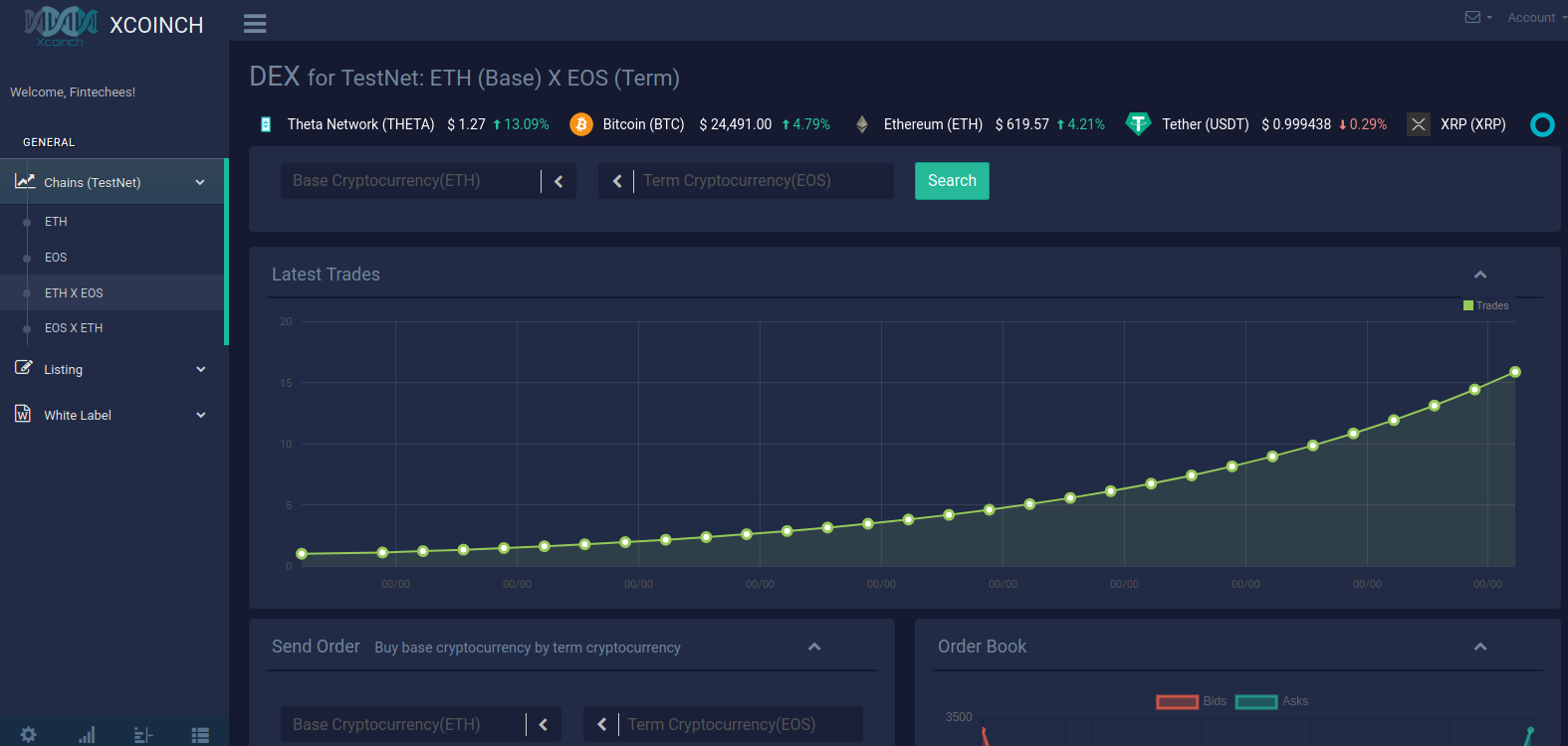 Fintechee: Semi-Decentralized exchange is now implemented as a plugin to transfer digital assets between assets owners