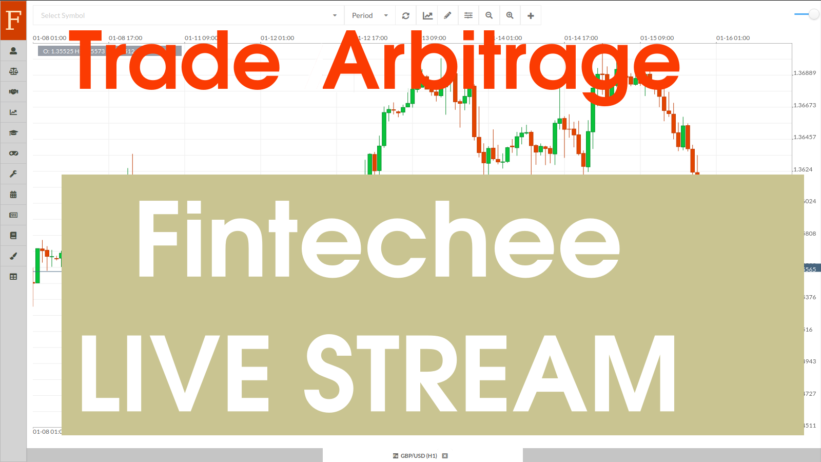 Arbitrage Monitor used to monitor the differences between Fintechee's streaming quotes and Oanda's streaming quotes