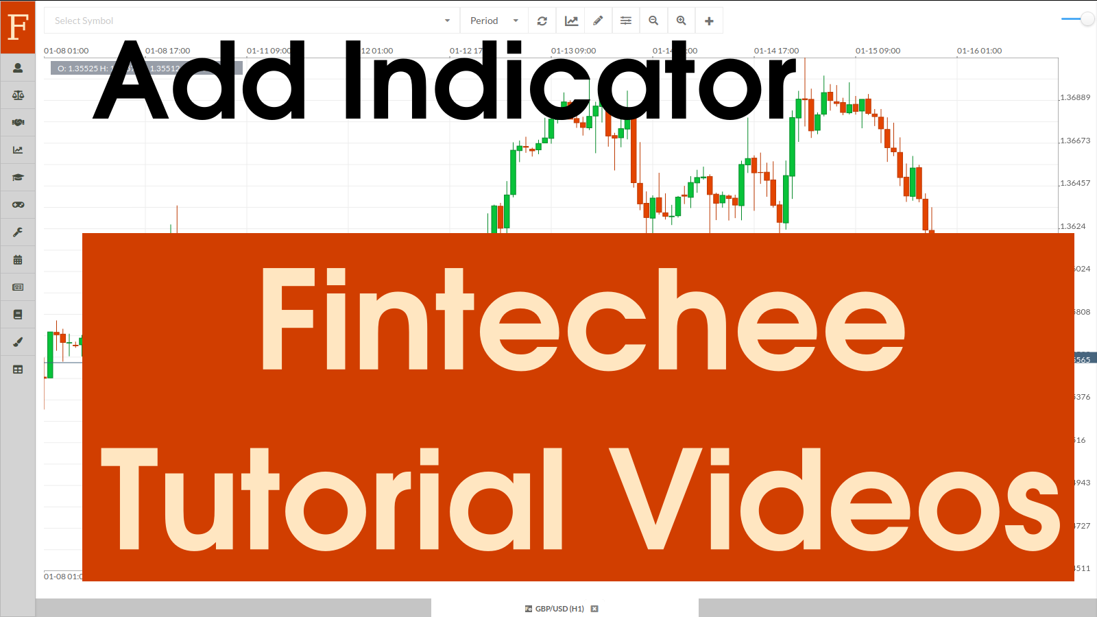 This tutorial video talks about how to add an indicator into the chart via Fintechee WEB Trader