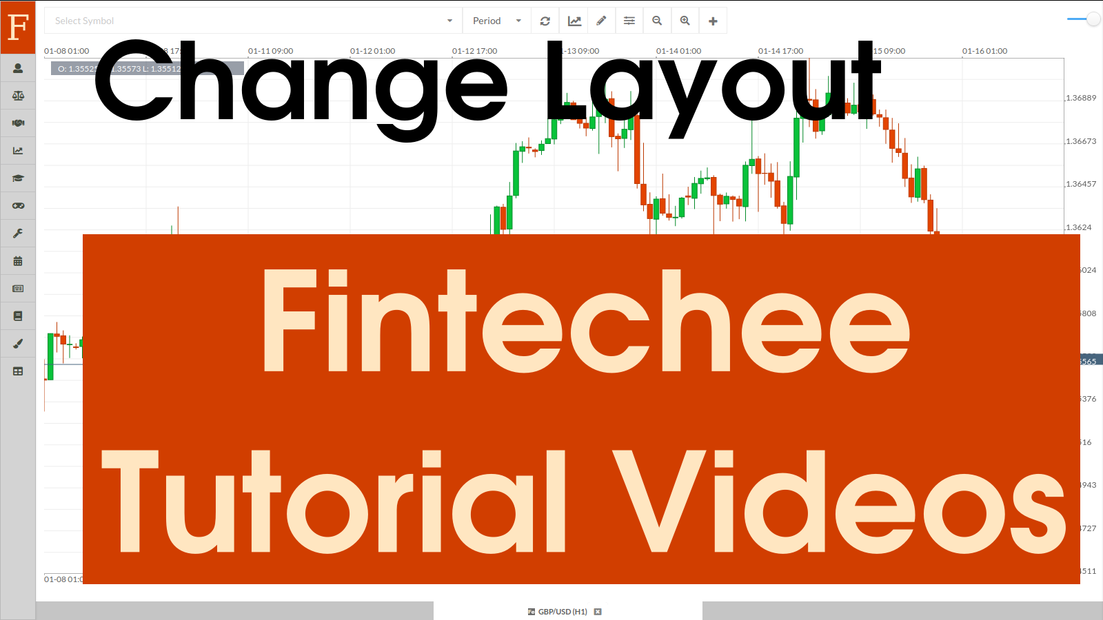 This tutorial video talks about how to change the layout of the chart via Fintechee WEB Trader
