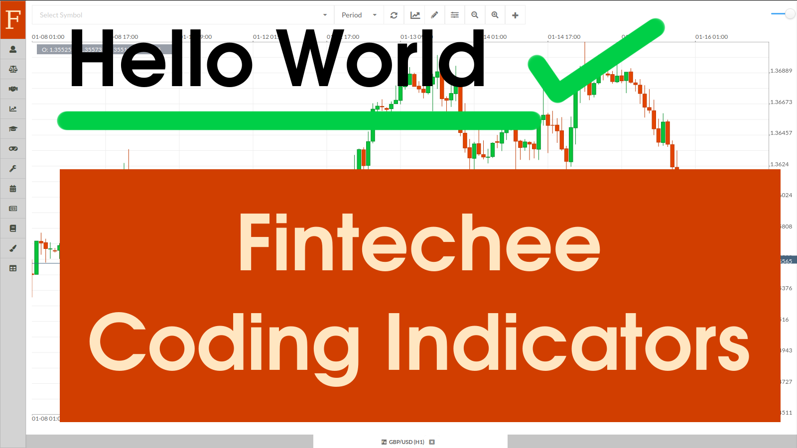 This tutorial video talks about how to code an indicator via Fintechee WEB Trader