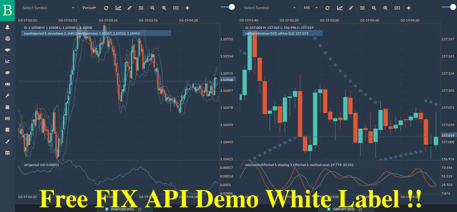 Fintechee provides Free FIX API Demo White Label. We authorize the licensees to provide our demo trading platform